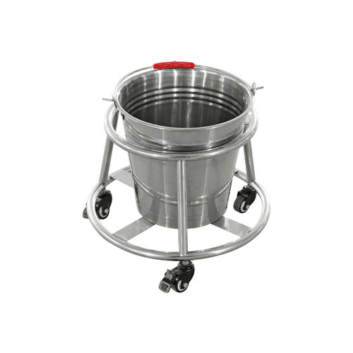 Porta-catino con rotelle - YFQ-200 - Jiangsu Yongfa Medical Equipment Technology - in acciaio inossidabile