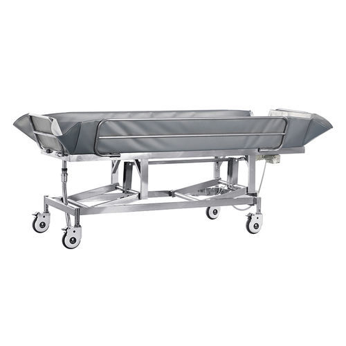 Carrello mortuario di trasferimento - YFD102L - Jiangsu Yongfa Medical Equipment Technology - idraulico / in acciaio inossidabile / ad altezza regolabile