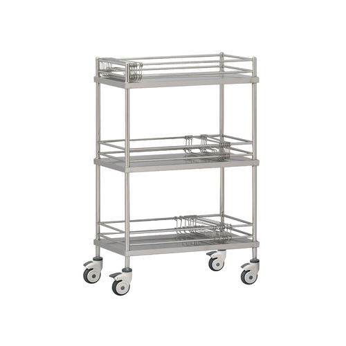 Carrello in acciaio inossidabile - YFQ-T33 - Jiangsu Yongfa Medical Equipment Technology - con ripiano / mobile