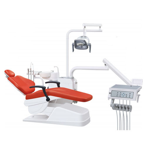 Riunito odontoiatrico con poltrona elettrica - YFDC-A02 - Jiangsu Yongfa Medical Equipment Technology - con poggiatesta flessibile / con sistema di igiene / con portastrumenti