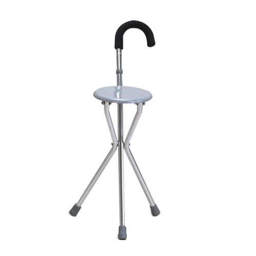 Bastone da passeggio con impugnatura arrotondata - YF-WS06 - Jiangsu Yongfa Medical Equipment Technology - tripode / con sedile