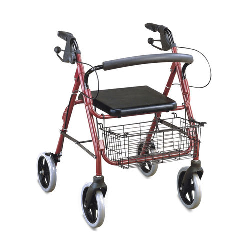Deambulatore rollator a 4 ruote - YF-WR01 - Jiangsu Yongfa Medical Equipment Technology - telaio in alluminio / ad altezza regolabile