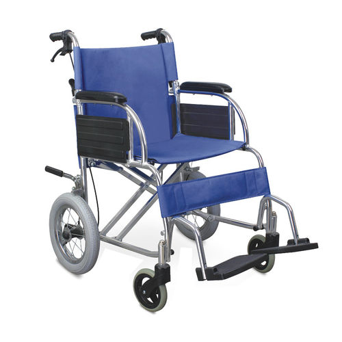 Sedia a rotelle passiva - YF879LAJ - Jiangsu Yongfa Medical Equipment Technology - fuoristrada / con poggiagambe / telaio in alluminio