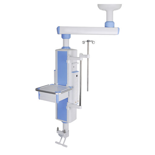 Braccio di distribuzione a soffitto - YF-AP-01S - Jiangsu Yongfa Medical Equipment Technology - per terapia intensiva / semplice / ad altezza regolabile