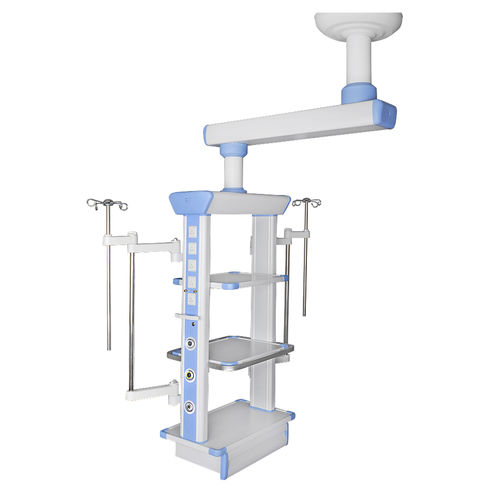 Braccio di distribuzione a soffitto - YF-EP-01S(II) - Jiangsu Yongfa Medical Equipment Technology - per terapia intensiva / semplice / fisso