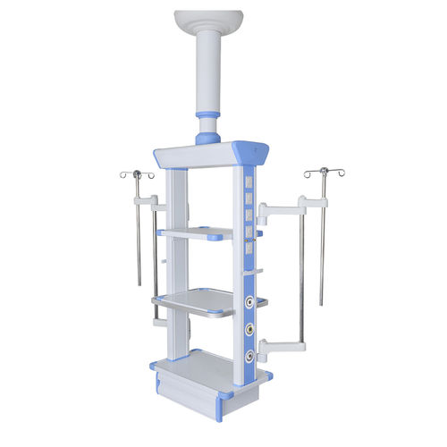 Colonnina di distribuzione a soffitto - YF-EP-03R - Jiangsu Yongfa Medical Equipment Technology - per endoscopia / ad altezza regolabile / rotativo