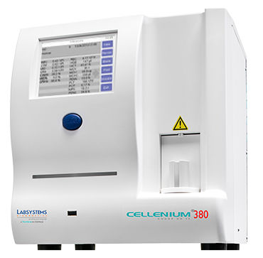 Analizzatore ematologico automatico - Cellenium 380 - Trivitron Healthcare - con differenziazione di 3 parti / con touch screen