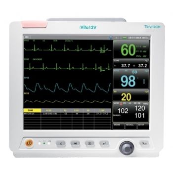 Monitor paziente da tavolo - i Vita12V  - Trivitron Healthcare - ECG / di temperatura / PNI