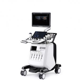 Ecografo su piattaforma - SonoRad V60 - Trivitron Healthcare - per ecografia multidisciplinare / in bianco e nero / con doppler a colori