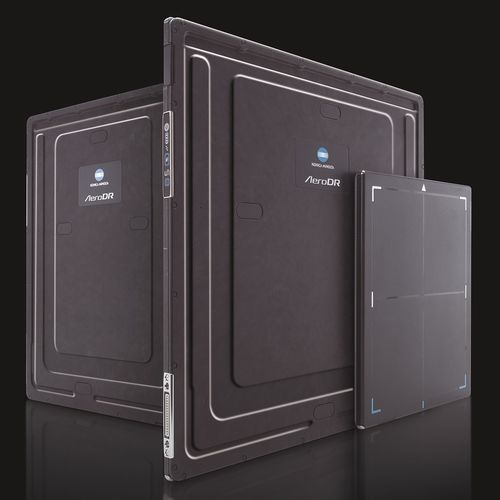 Rilevatore a pannello piatto per radiografia multidisciplinare - AeroDR3 HD2 (G5) - Konica Minolta Healthcare - portatile / con connessione wireless / impermeabile