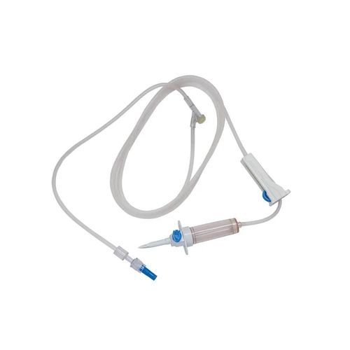 Set di infusione con connettore a Y - Pro-Inject Safe - Lars Medicare Pvt Ltd. - con rubinetto / con camera di gocciolamento / con componente senza lattice