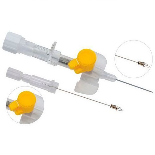 Cannula intravenosa - Safe Inject&trade; - Lars Medicare Pvt Ltd. - in PVC / monouso