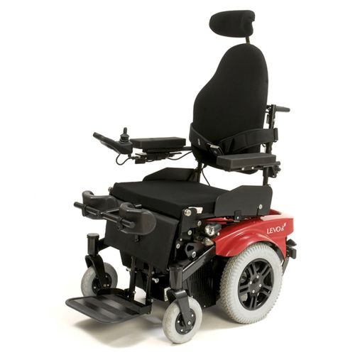 Sedia a rotelle elettrica - Combi - LEVO AG - da esterno / verticalizzante / con poggiagambe