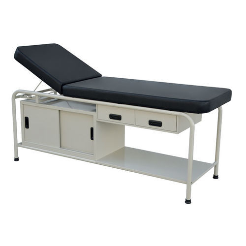 Lettino da visita manuale - EC2000 - LKL ADVANCE METALTECH SDN BHD - ad altezza fissa / con scomparti / a 2 sezioni