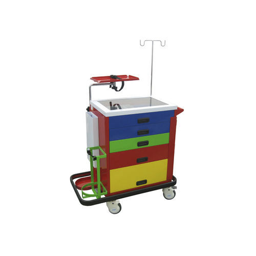 Carrello medico - CA3100-New+SL - LKL ADVANCE METALTECH SDN BHD - di emergenza / per dispositivi medici / portacateteri