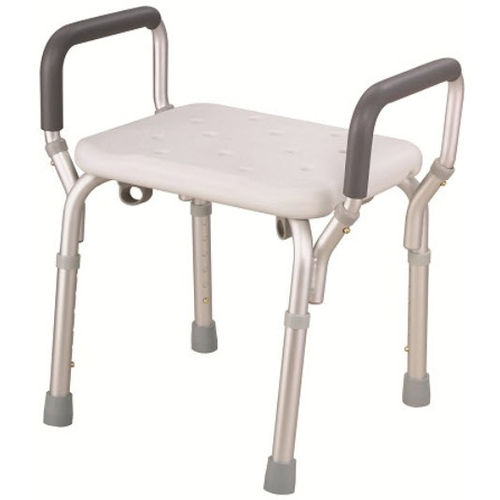 Sgabello da doccia con braccioli - A203-2 - Merits Health Products - senza schienale / bariatrico