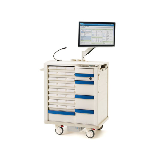 Carrello per farmaci - i600 series - InterMetro - medico / di distribuzione di farmaci / con cassetti