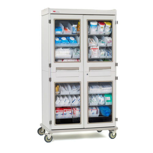 Armadio per consumabili - Starsys XD - InterMetro - per struttura sanitaria / mobile / con ripiano