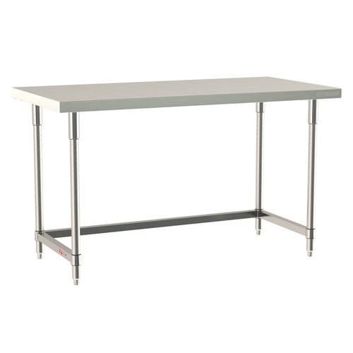 Tavolo da lavoro - TableWorx - InterMetro - rettangolare / quadrato / in acciaio inossidabile