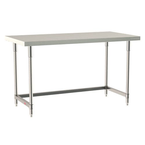 Tavolo da lavoro - TableWorx - InterMetro - da laboratorio / rettangolare / in acciaio inossidabile