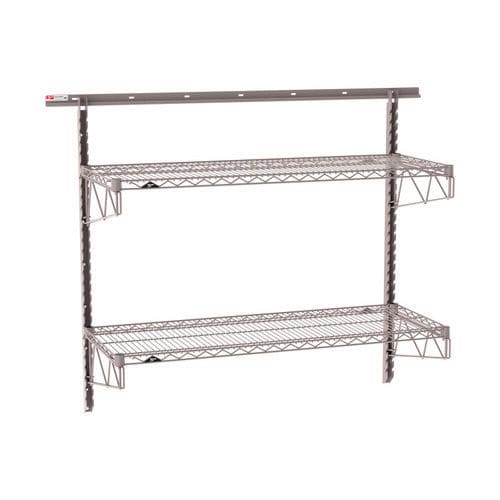 Scaffalatura 2 ripiani - Metro SmartWall - InterMetro - antibatterica / da parete / con struttura aperta