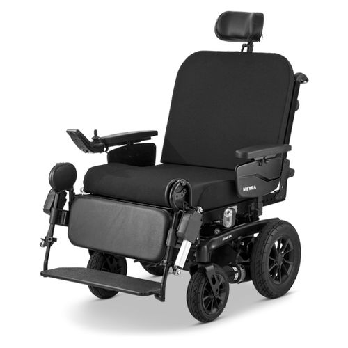 Sedia a rotelle elettrica - iCHAIR XXL - Meyra - da esterno / da interno / con poggiagambe