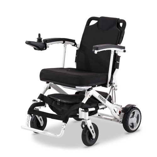 Sedia a rotelle elettrica - iTravel - Meyra - da esterno / da interno / con poggiagambe