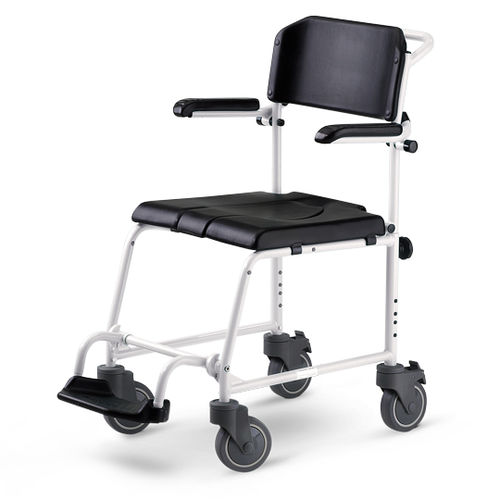 Sedia da doccia con braccioli - McWet 5" - Meyra - con apertura igienica / con schienale / sospesa