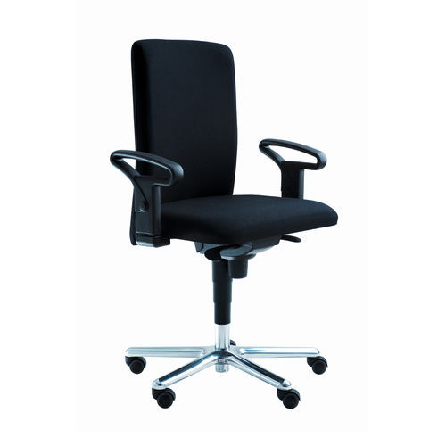 Sedia da ufficio bariatrica - 3078 series - Meyra - con braccioli / con rotelle / con schienale alto