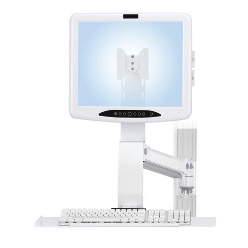 Braccio di supporto articolato - HM-B8615 - Modern Solid Industrial - ad altezza regolabile / per monitor / medico