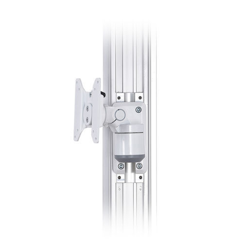 Braccio di supporto per monitor - HM-8001 - Modern Solid Industrial - medico / su guida di scorrimento / con montaggio VESA