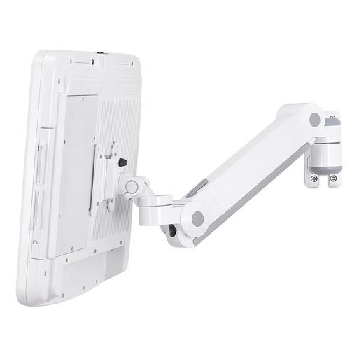 Braccio di supporto articolato - HM series - Modern Solid Industrial - per monitor / medico / a muro