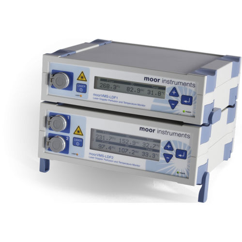 Monitor portatile per paziente - MOORVMS-LDF - Moor Instruments - di temperatura / di pressione / di flusso sanguigno