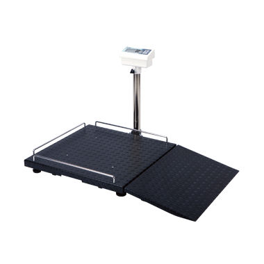 Piattaforma di pesatura elettronica - BW-5150 - NAGATA SCALE - per sedie a rotelle / compatta / con display LCD