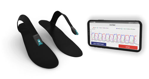 Sistema di valutazione psicomotoria dell’andatura - loadsol® II - novel - con analisi accelerometrica / indossabile