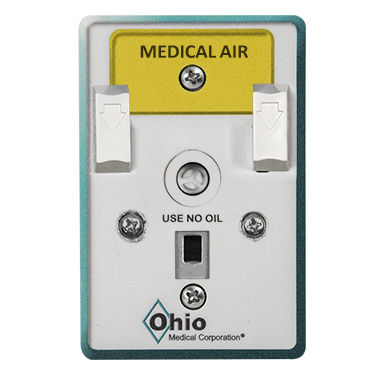 Presa DISS - 261020-14 - Ohio Medical - per sistemi di distribuzione di gas medicali / d'aria