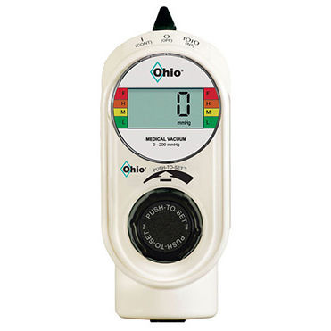 Regolatore di vuoto a presa - Push-To-Set™ - Ohio Medical - continuo / intermittente / chirurgico