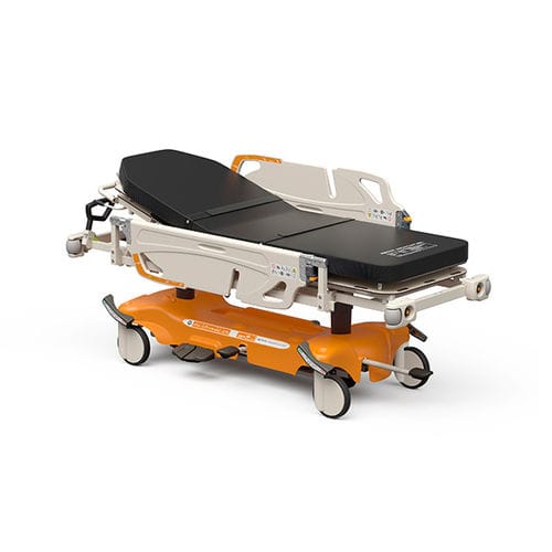 Barella con carrello di emergenza - PK-8000 Series  - PARAMOUNT BED - di trasferimento / idraulica / ad altezza regolabile