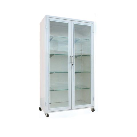 Armadio per strumenti - PT. FYROM INTERNATIONAL  - per ospedale / con ripiano / 2 porte