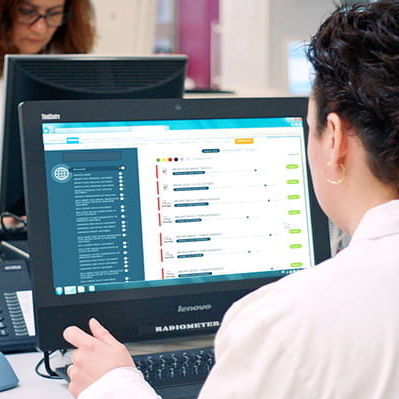 Software di gestione dati - Radiometer Medical - di monitoraggio / point of care / in tempo reale