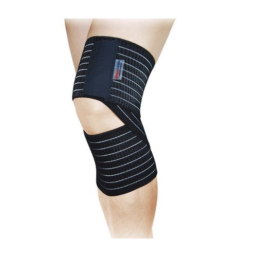 Fascia di sostegno per ginocchio - B7-005 - Rehan International - ginocchio aperto