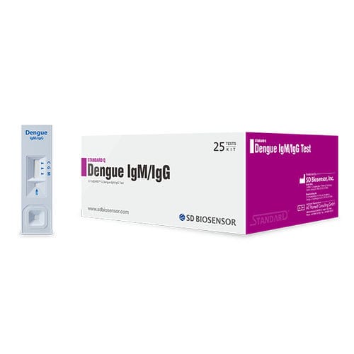 Kit di test della febbre dengue - 09DEN20D - SD BIOSENSOR. INC - di IgM / d'IgG / virale
