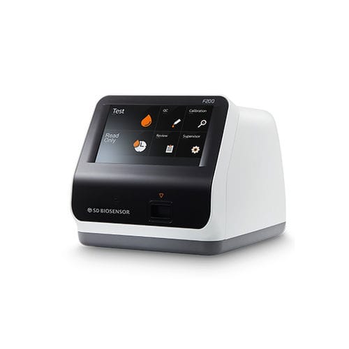 Analizzatore immunologico automatico - F200 - SD BIOSENSOR. INC - per diagnosi clinica / a fluorescenza / a flusso laterale