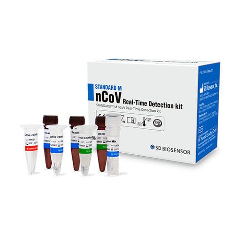 Kit di test per diagnosi COVID-19 - 11NCO10 - SD BIOSENSOR. INC - SARS-COV-2 / nasofaringeo / di espettorato