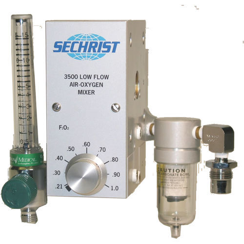 Miscelatore di gas per la ventilazione del paziente - 20457 - Sechrist Industries - di ossigeno / d'aria / tubo flussometro