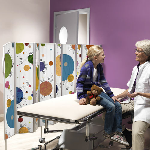 Paravento medicale mobile - 06523-APY - Silentia - 3 pannelli