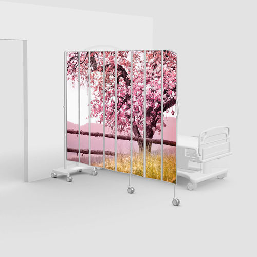 Paravento medicale mobile - 06313-DT-L - Silentia - pieghevole
