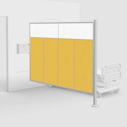 Paravento medicale fisso - 06355-DT-S - Silentia - pieghevole