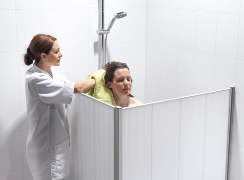 Paravento medicale con rotelle - Silentia - da doccia