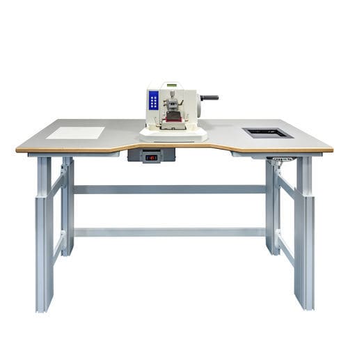Tavolo di procedura da laboratorio - ergotec - SLEE medical GmbH - ad altezza regolabile